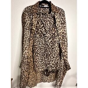 D&G Leopard 4 Piece Print Sleep Set Pajamas
